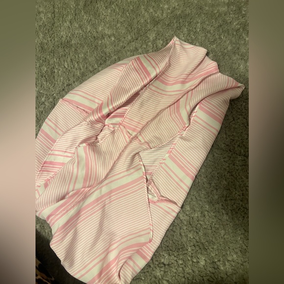 victoria’s secret pink white stripped satin cozy pj shorts - Picture 4 of 4